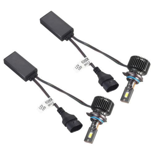 K11 1 paire 9012 12V / 85W / 6000K / 9000LM phare LED de voiture (lumière blanche) SH93WL1029-08