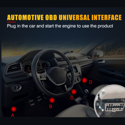 Détecteur de défaut de scanner de lecteur de code de voiture M301 9-18V OBD2 SH23671045-013