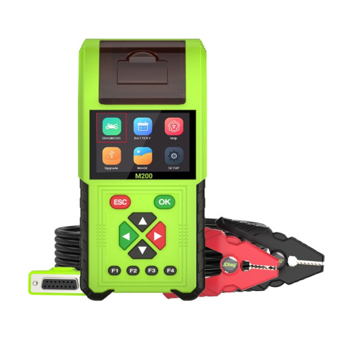 Instrument de diagnostic de motos JDiag M200 8V-30V OBD avec impression de données, version standard SH2423422-011