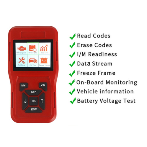 Outil de Diagnostic de détecteur de défaut du Mini lecteur de Code de voiture TK209 OBD2 SH256496-08