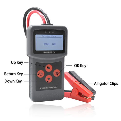 Testeur de batterie de voiture MICRO-200 PRO, analyseur de résistance interne de batterie, Version européenne occidentale SH25681662-010