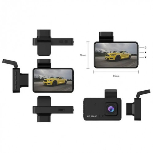 Q3 3 pouces voiture 1080P HD enregistreur de conduite à enregistrement unique, prend en charge l'enregistrement en boucle automatique SH2959883-010