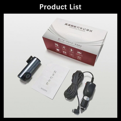 Enregistreur de conduite WiFi HD 1080P pour voiture, prend en charge le lien d'application mobile et l'enregistrement en boucle automatique SH2960545-011