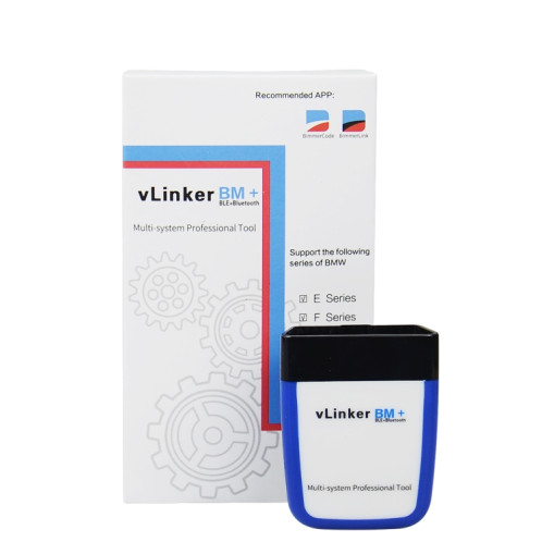 VLINKER BM+ V2.2 Bluetooth 4.0 Détecteur de diagnostic de défaut de voiture OBD SV310595-06
