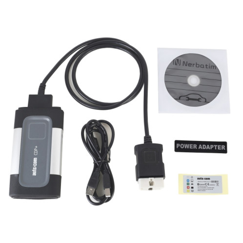 Autocom CDP+ Outil de diagnostic professionnel Bluetooth Auto TCS CDP Pro Plus pour câbles de voiture Autocom OBD2 pour BMW (Noir) SH825B364-07