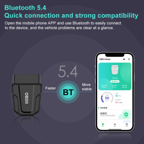 Outil de détection de Diagnostic OBD de connexion Bluetooth de voiture V011 SH7410858-09