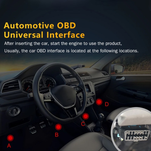 Lecteur de Code d'effacement de défaut d'instrument de Diagnostic de voiture OBD2 de V320 SH74131327-012