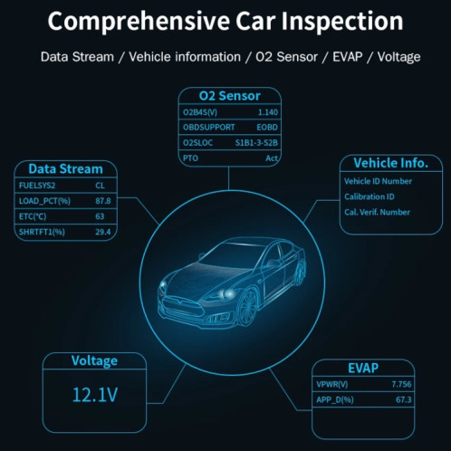 Lecteur de Code d'effacement de défaut d'instrument de Diagnostic de voiture OBD2 de V320 SH74131327-012