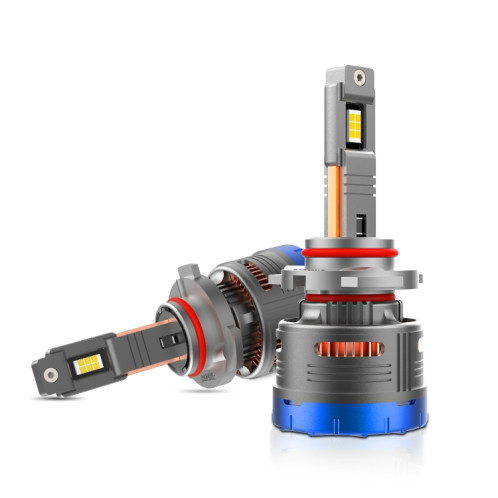 P13 1 paire 9006 / HB4 DC10-32V / 60W / 6000K / 6500LM phare LED en métal liquide de voiture SH98481682-08