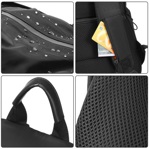 Sac à dos pour ordinateur portable Oxford CXS-7203 Multifonctionnel Oxford (Noir) SH232B790-07