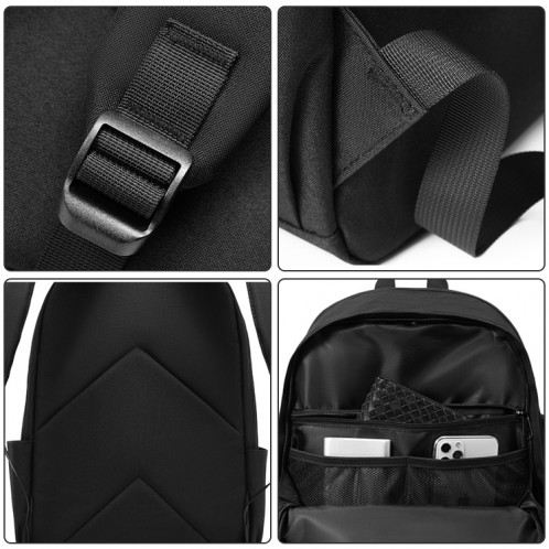 CXS-7303 Version ordinaire Sacoche d'ordinateur portable Oxford multifonction (Noir) SH234B276-07