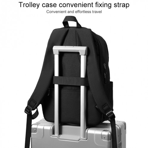 CXS-7303 Version améliorée Sac à dos pour ordinateur portable Oxford Multifonctionnel Oxford (Noir) SH235B1546-07