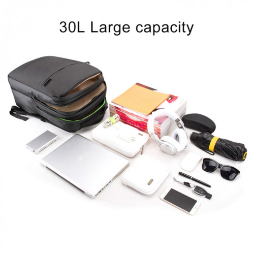 POFOKO CC02 Series 17 pouces multifonctionnel grande capacité sac à dos portable pour ordinateur, capacité: 30L SP20201863-012