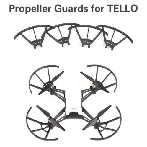 4 housses de protection pour hélice PCS pour drone DJI TELLO (noir) SH136B1564-06