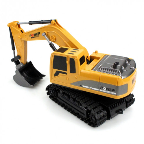 Excavatrice en métal d'ingénierie commandée à distance à 6 canaux 24G 258-1 24RC chargeant la voiture RC SH01651746-014