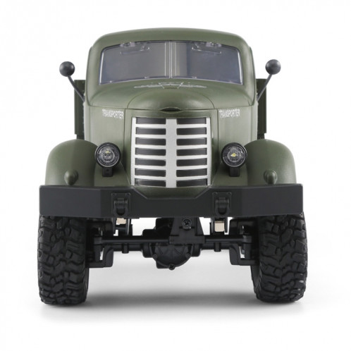 JJR / C Q60 Transporter-1 Full Body 1:16 Mini 2.4GHz RC 6WD Tracked Jouet de Voiture de Camion Militaire Off-Road (Vert Armée) SJ21AG536-018