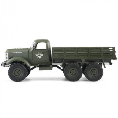 JJR / C Q60 Transporter-1 Full Body 1:16 Mini 2.4GHz RC 6WD Tracked Jouet de Voiture de Camion Militaire Off-Road (Vert Armée) SJ21AG536-018