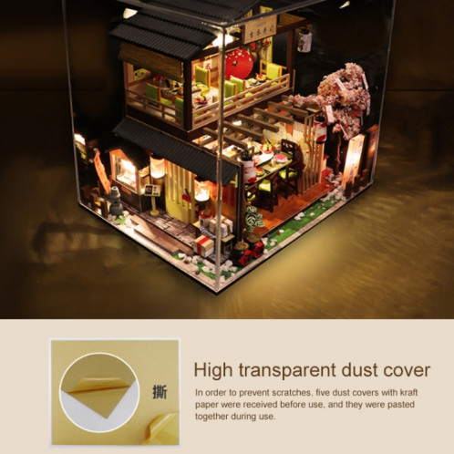 Cadeau d'anniversaire de restaurant japonais de sushi de maison modèle assemblé par bricolage créatif SH74121496-07