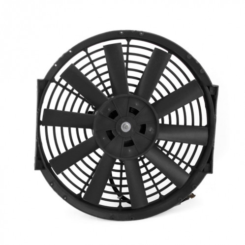 12 V 80 W 12 pouce De Voiture Ventilateur De Refroidissement Haute Puissance Modifié Réservoir Ventilateur De Refroidissement Ventilateur Puissant Auto Ventilateur Mini Climatiseur pour Voiture (Noir) S1193B82-06