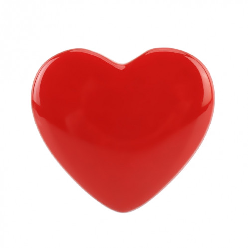 Autocollant décoratif en métal en forme de coeur de voiture (rouge) SH548R625-05