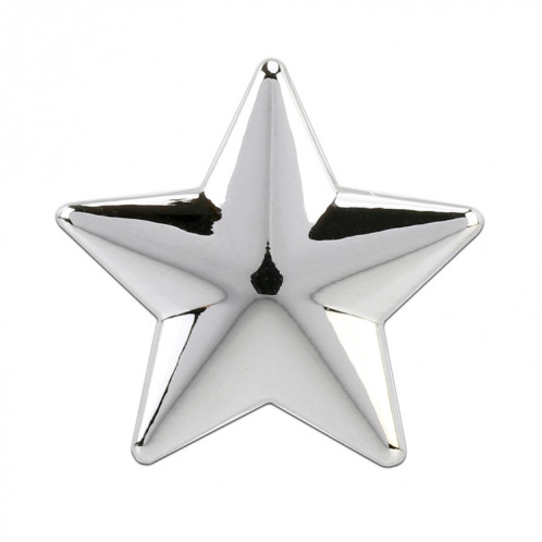 Autocollant décoratif en métal avec motif en forme d'étoile SH556S1117-05