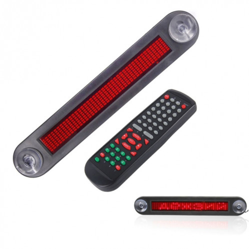 Panneau de signalisation programmable d'affichage de message de vitrine de la voiture LED de CC 12V faisant défiler l'affichage avec la télécommande SH0561172-07