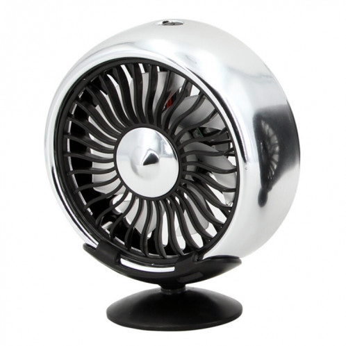 Ventilateur de voiture électrique avec base portable (argent) SH580S1965-011