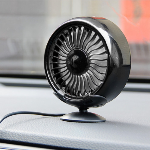 Ventilateur de refroidissement électrique portable multifonctions sortie d'air de voiture Sucker (noir) SH581B1702-012