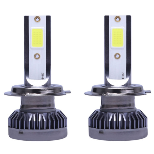 2 PCS H7 DC9-36V / 36W / 3000K / 6000LM IP68 voiture / moto Mini COB LED phares lampes / antibrouillard (lumière dorée) SH03JL201-015
