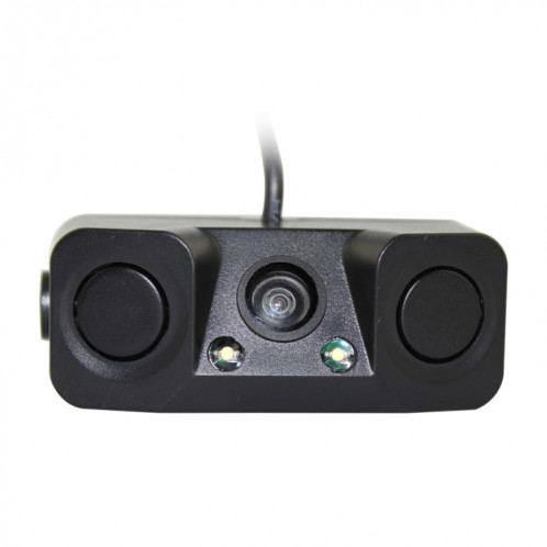 Caméra de voiture PZ-451 LED allume le capteur de stationnement 3 dans 1 moniteur de caméra de vision nocturne avec sonnerie, DC 12V, 720 x 504 pixels, angle de l'objectif: 120 degrés SH06501163-09