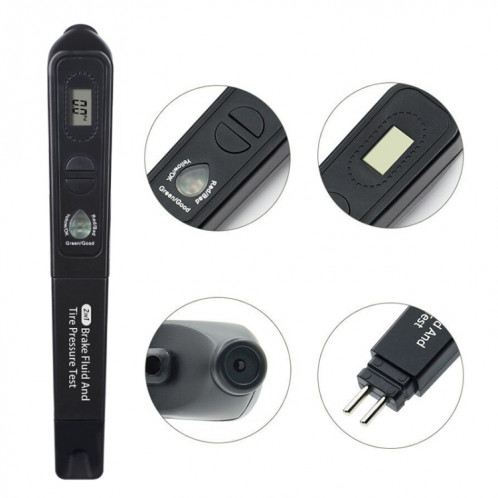 Testeur de pression de pneu liquide de liquide de frein d'outil de diagnostic de voiture 2 en 1 SH0731640-010