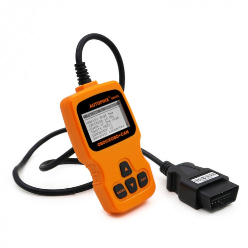 AUTOPHIX OM123 voiture Portable OBD2 Scanner outil de Diagnostic de voiture OBD 2 Scanner automobile lecteur de Code EOBD (Orange) SH866E1808-016
