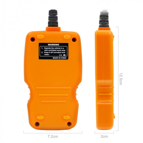 AUTOPHIX OM123 voiture Portable OBD2 Scanner outil de Diagnostic de voiture OBD 2 Scanner automobile lecteur de Code EOBD (Orange) SH866E1808-016
