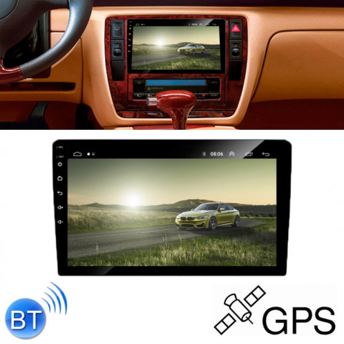 HD 10.1 pouces Universal voiture Android 8.1 Récepteur radio MP5 Player, support FM & Bluetooth & TF Carte & GPS SH1261808-016