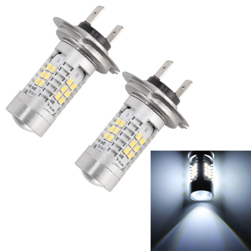 2 PCS H7-2835 10.5W 780LM 6500K 21 SMD 2835 LED phares de voiture DRL, DC 12 ~ 24V (lumière blanche) SH38WL1570-010