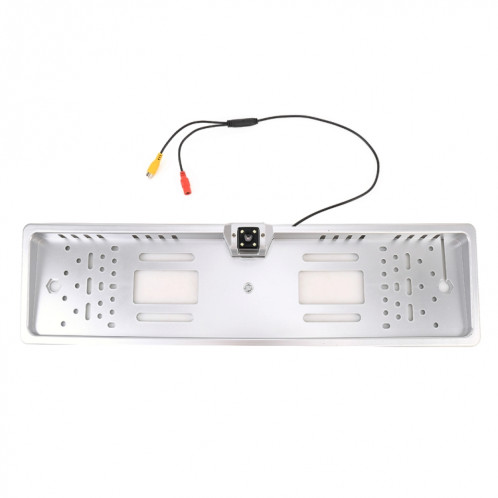JX-9488 720x540 Pixel effectif NTSC 60HZ CMOS II Caméra de recul universelle étanche pour voiture avec 2W 80LM 5000K Lampe 4LED à lumière blanche, DC 12V, Longueur du fil: 4m (Argent) SH521S1544-07