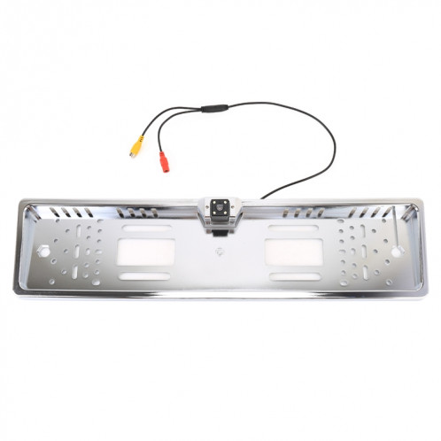 JX-9488 720x540 Pixel effectif NTSC 60HZ CMOS II Caméra de recul universelle pour voiture étanche avec vue arrière en argent galvanisé avec 2W 80LM 5000K Lampe 4LED à lumière blanche, DC 12V, Longueur du fil: 4m SH15221328-07