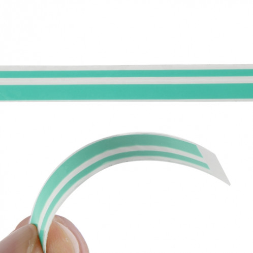 Ligne de ruban décoratif auto-adhésif de voiture de 12 mm × 9,8 m (vert) SH760G796-09