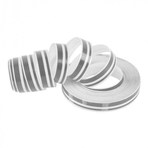 Ligne de ruban de bande décorative auto-adhésive de voiture de 12mm × de 9.8m (Gris) SH760H1246-09