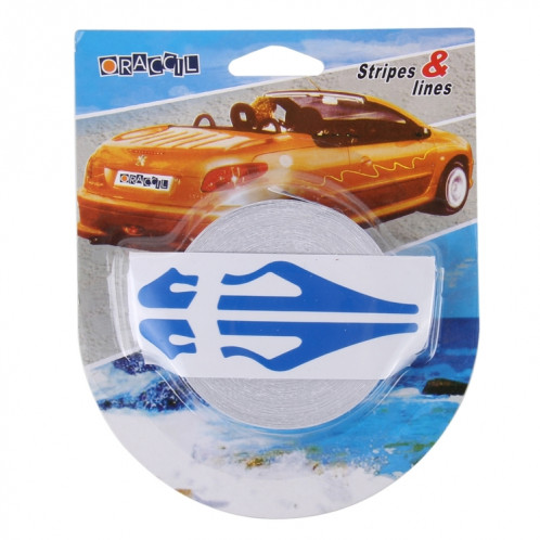 Ligne de ruban de bande décorative auto-adhésive de voiture de 12 mm × 9,8 m (bleu) SH760L1507-09