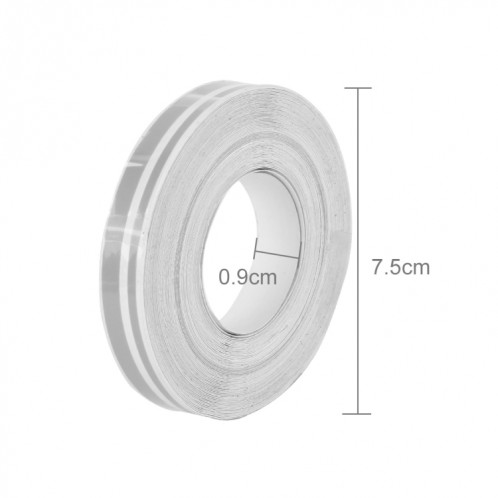 Ligne de ruban de bande décorative auto-adhésive de voiture de 12mm × 9.8m (Argent) SH760S1002-09