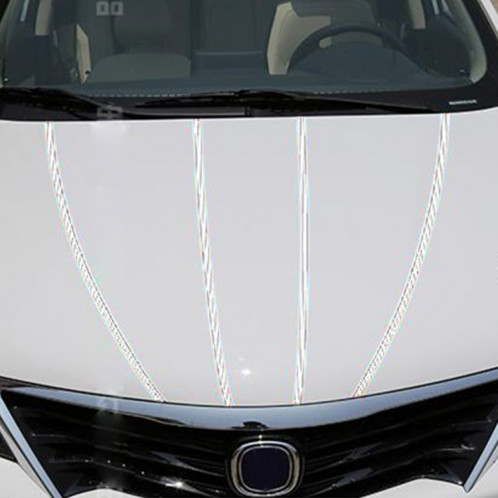 Ligne de ruban de bande décorative auto-adhésive de voiture de 12mm × de 9.8m (Blanc) SH760W1849-09