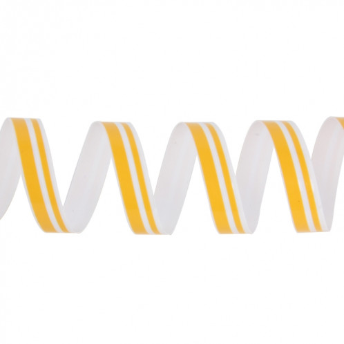 Ligne de bande de bande décorative auto-adhésive de voiture de 12mm × 9.8m (Jaune) SH760Y110-09