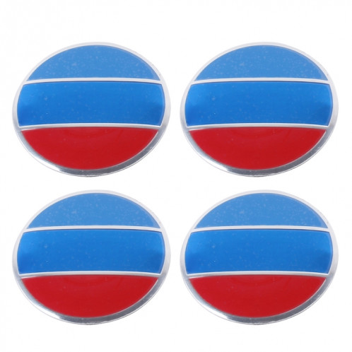 4 pcs drapeau national en métal voiture autocollant moyeu de roue chapeaux centre couvercle décoration SH17641983-07