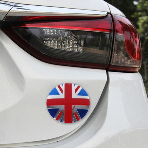 4 pcs angleterre drapeau métal voiture autocollant moyeu de roue chapeaux center cover décoration SH176776-07