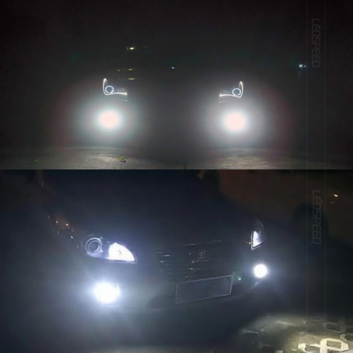 2 PCS MZ 10W 1080 LM 5500K H4 12 XB-D LED phares de voiture lampes de conduite, DC 12-24V (lumière blanche) SM06WL1253-06