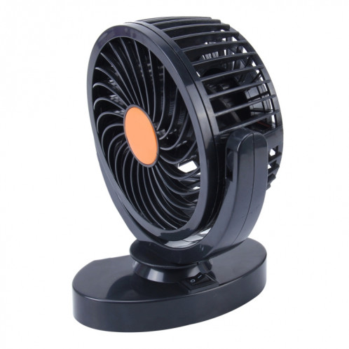 Huxin HX-T305 3W 360 degrés de rotation réglable à faible bruit Mini ventilateur de voiture électrique, DC 12V SH20161906-09