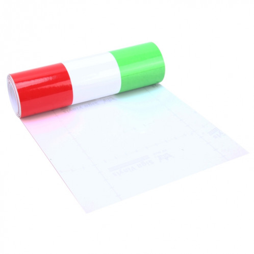 Film de décalque autocollant d'enveloppe en plastique de voiture de drapeau de l'Italie de 2m SH21811066-07