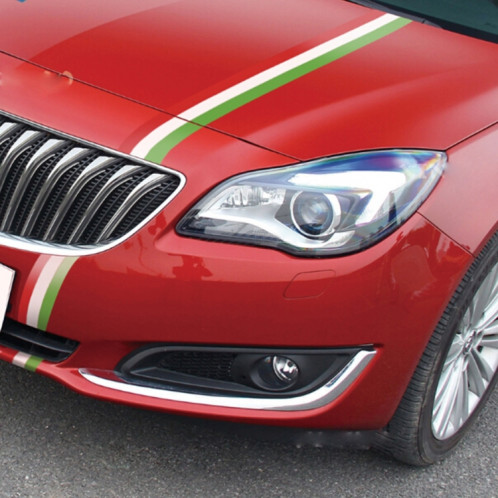 Film de décalque autocollant d'enveloppe en plastique de voiture de drapeau de l'Italie de 2m SH21811066-07