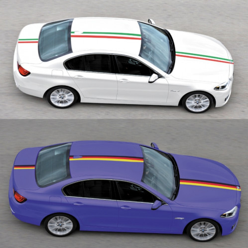 Film de décalque autocollant d'enveloppe en plastique de voiture de drapeau de l'Italie de 2m SH21811066-07